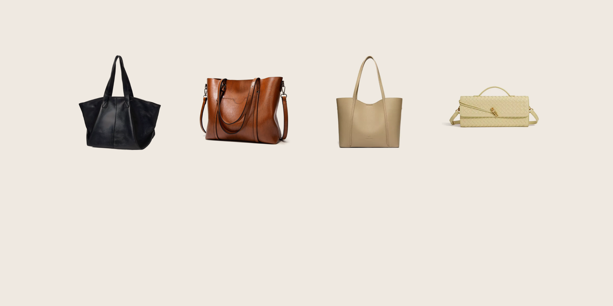 Karvelle leather and vegan leather bags — tote, laptop tote, shopper and clutch