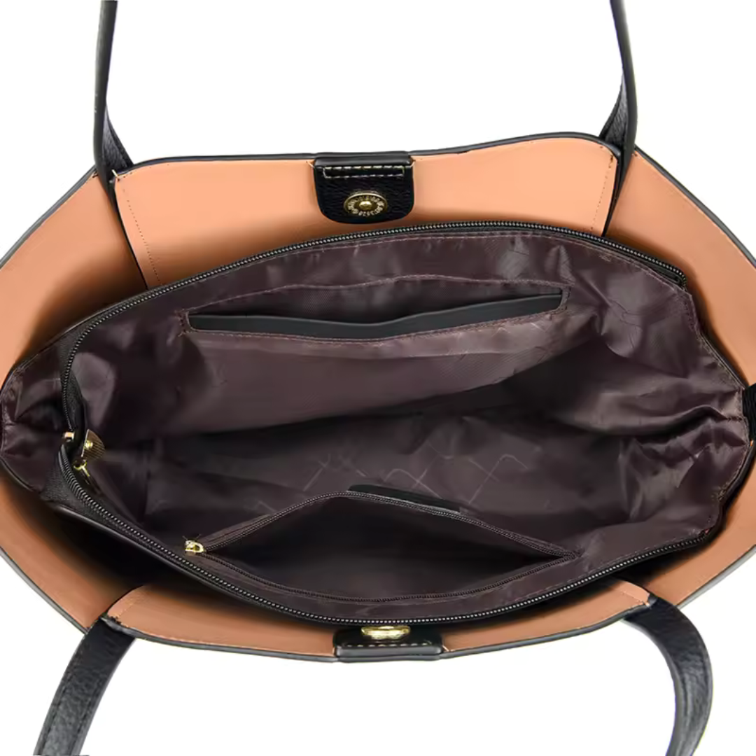 The Elara — Oversized Vegan Leather Tote